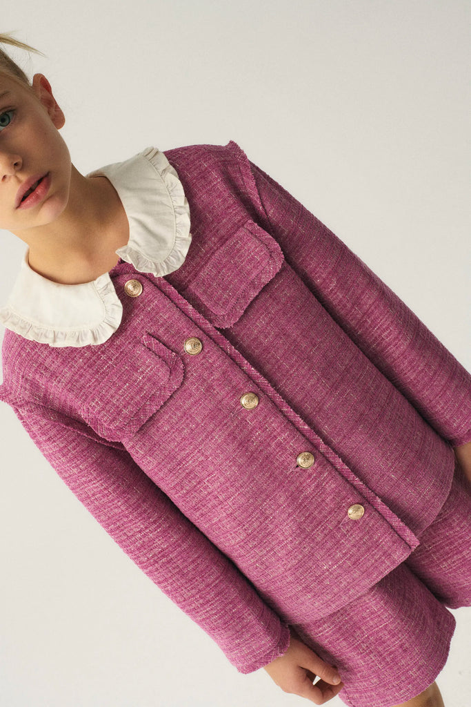 Giacca in tweed bambina