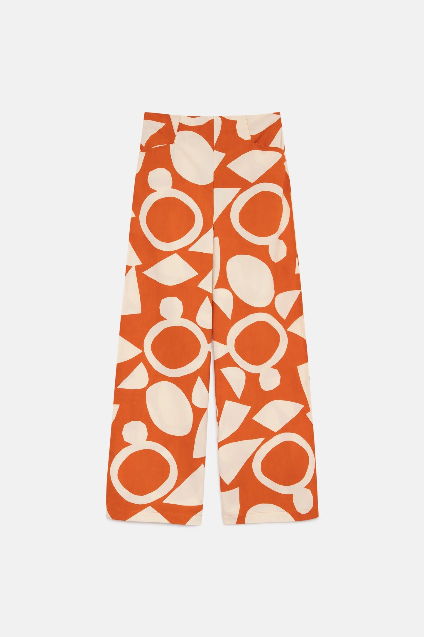Pantaloni dritti geometrici africani