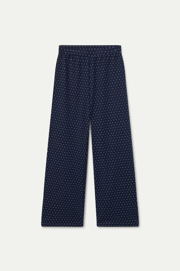 Pantaloni jacquard con stampa Super Mini Dots