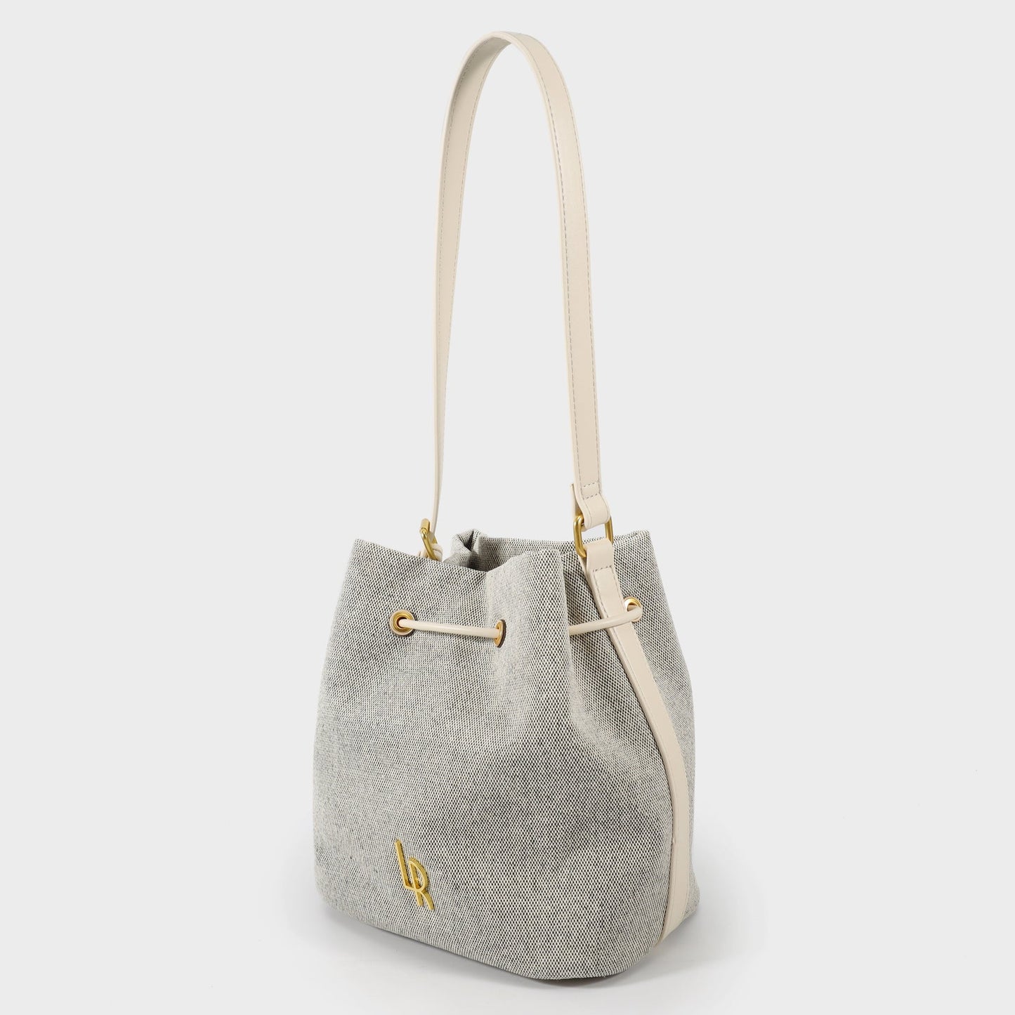 Borsa a secchiello Willow panna Label Rose