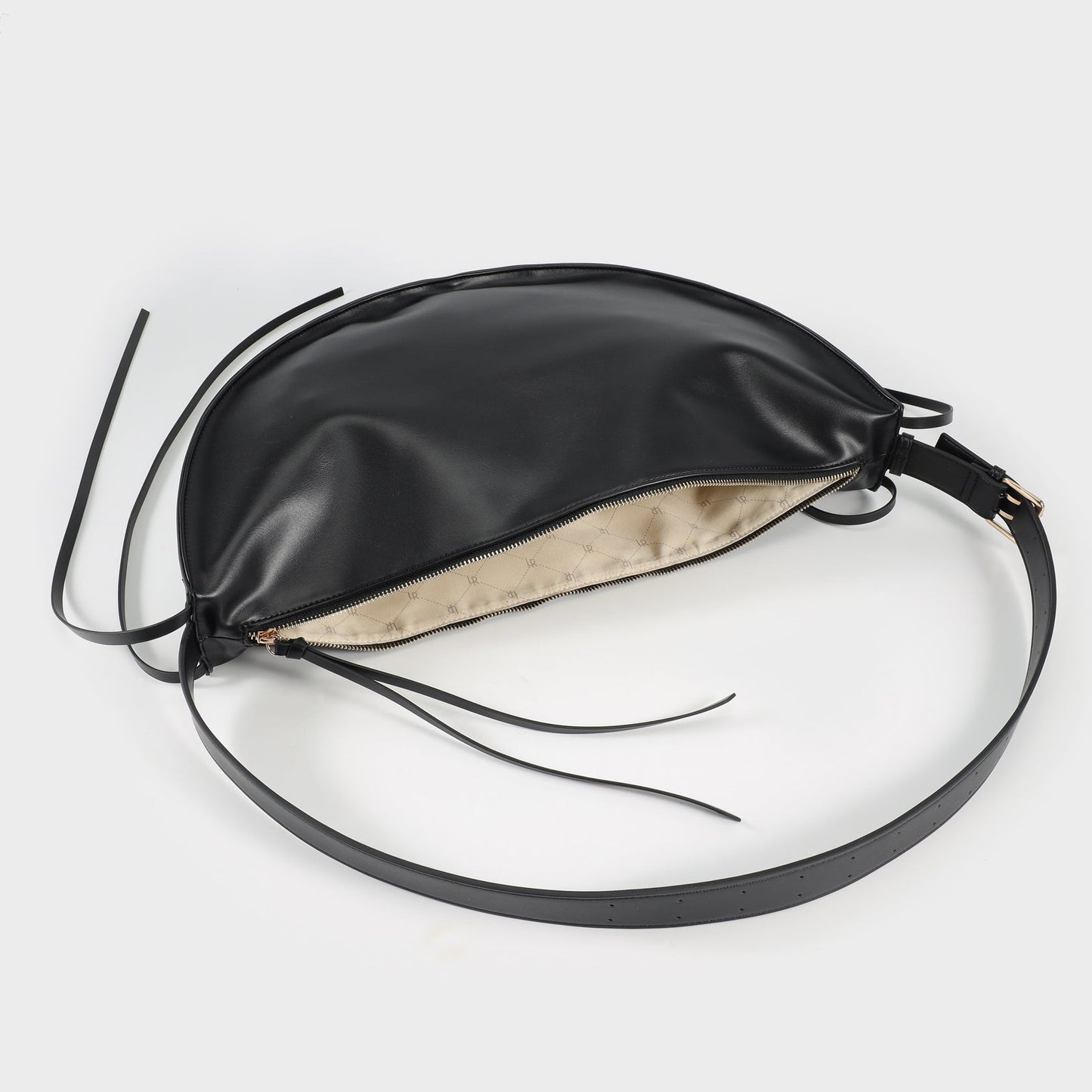 Borsa a spalla Emily Big nera Label Rose