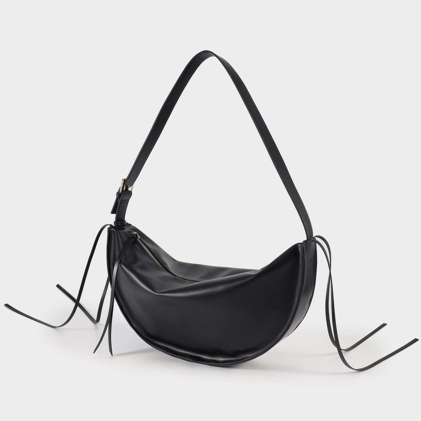 Borsa a spalla Emily Big nera Label Rose