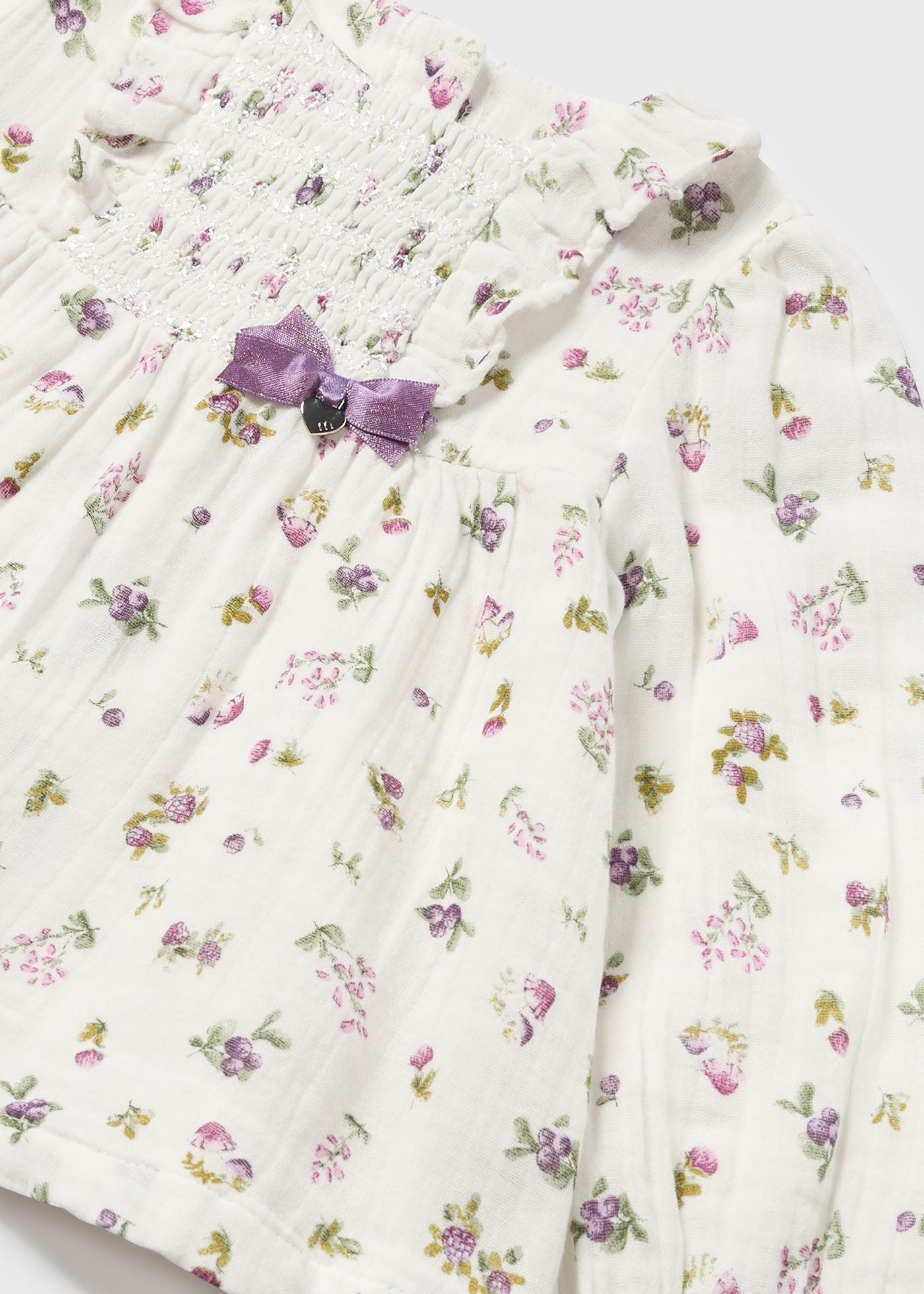 Blusa chiffon stampata bimba