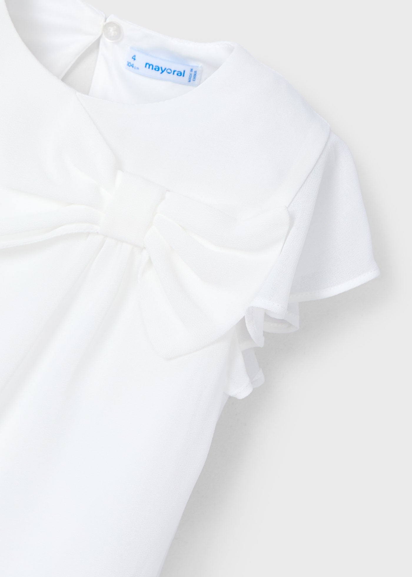 Blusa fiocco bambina