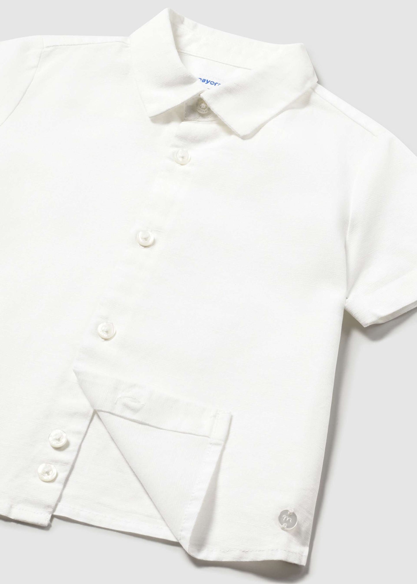 Camicia in lino neonato