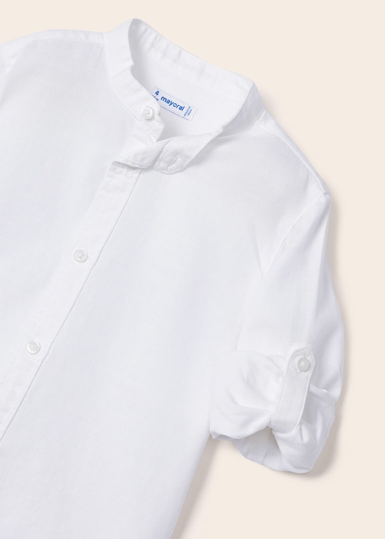 Chemise coréenne blanche pour enfant