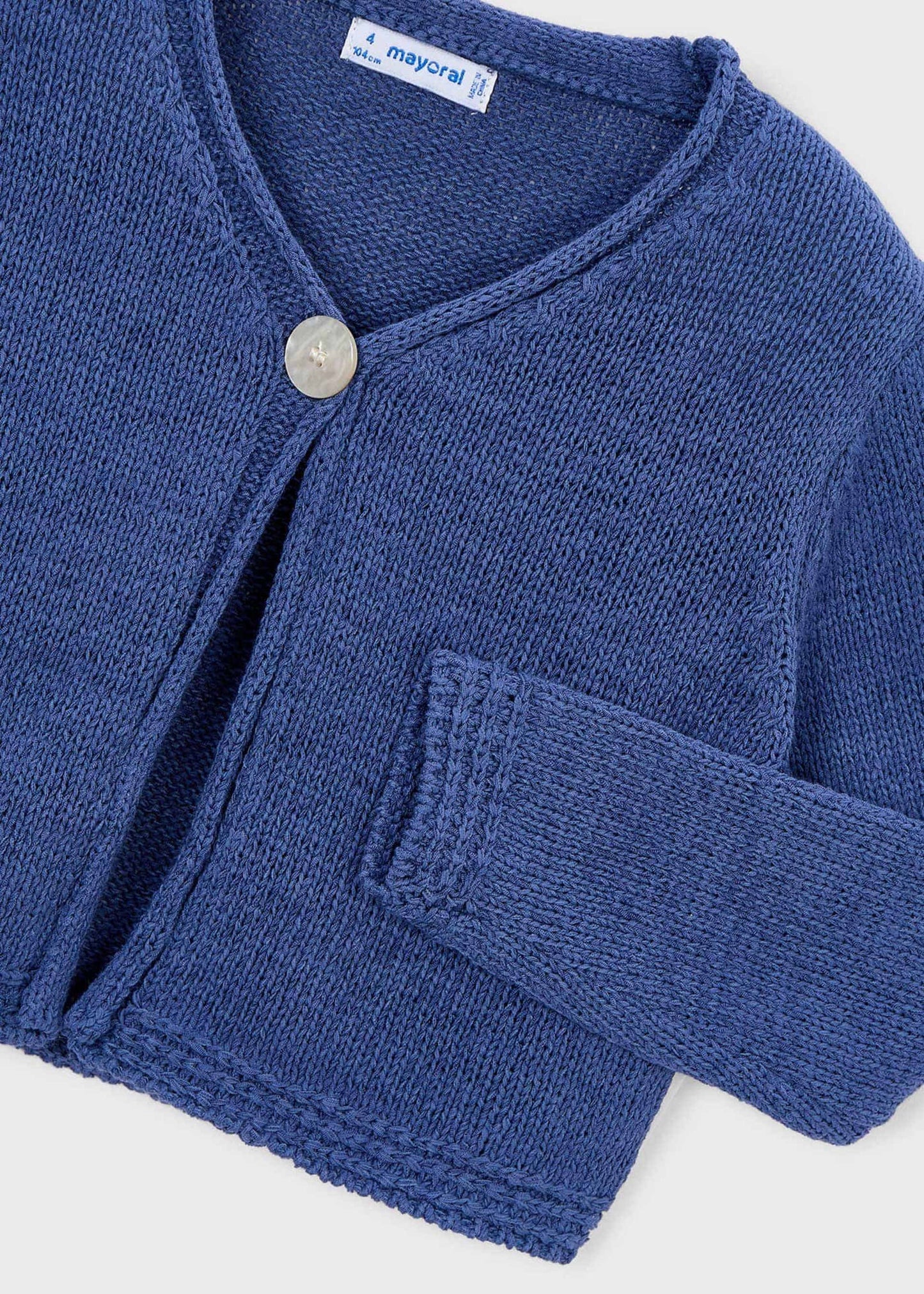 Cardigan bottone bambina