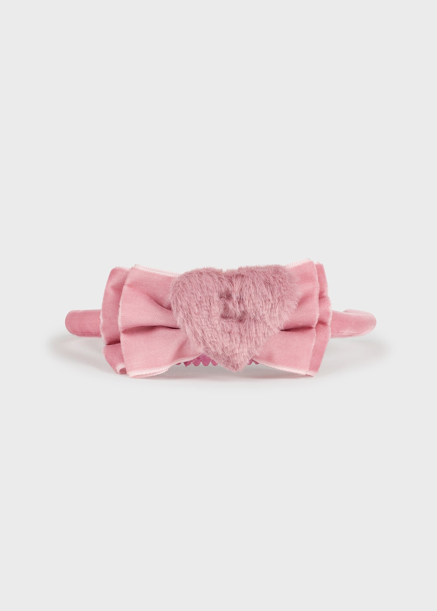 Cerchietto fiocco e cuore bimba