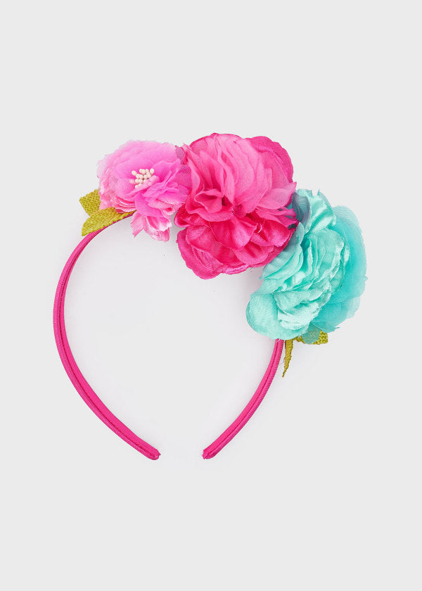 Cerchietto fiori bambina