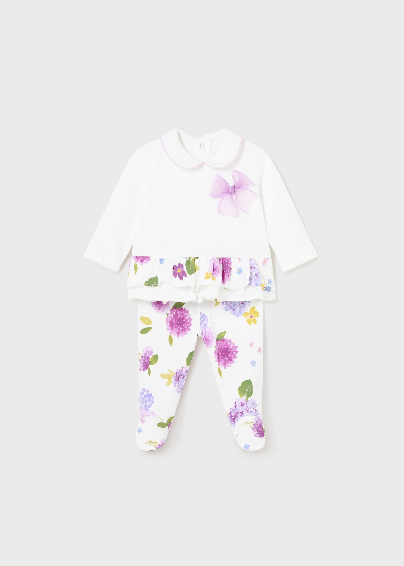 Completo 2 pezzi ghettina Better Cotton neonata