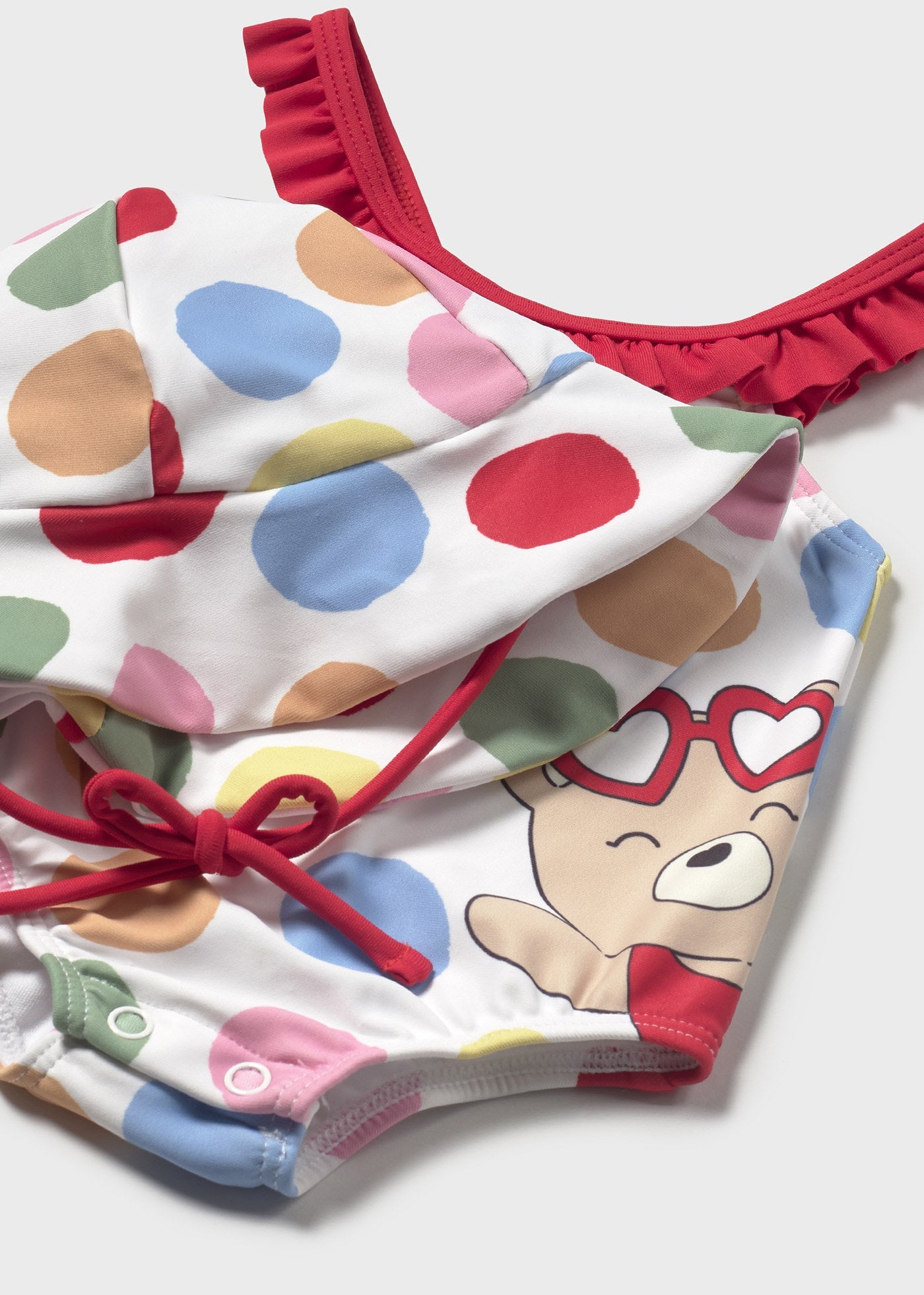 Costume cappello con protezione solare neonata