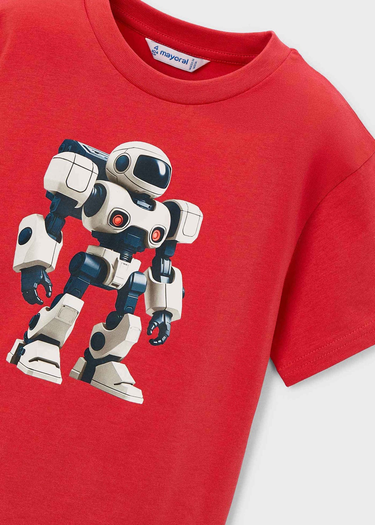 Maglietta manica corta robot bambino