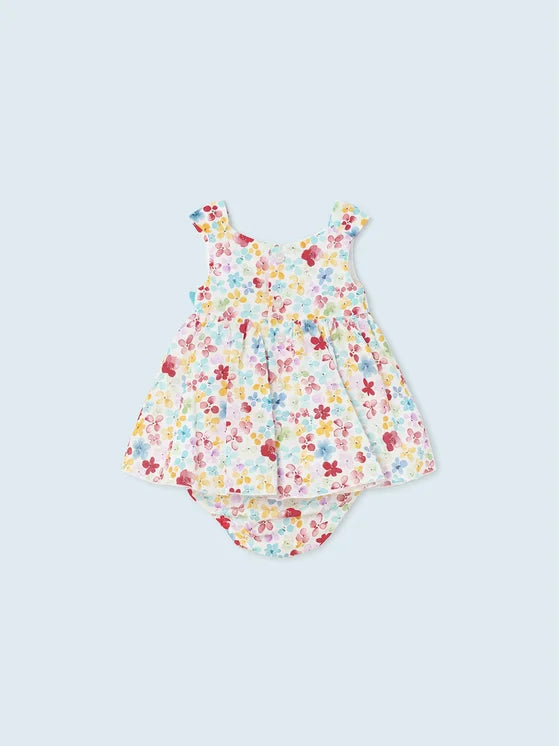 Abitino smanicato con culotte 100% cotone