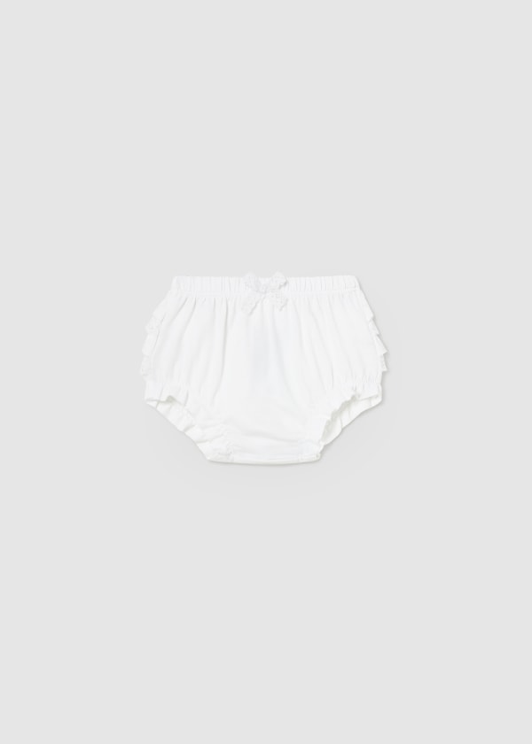 Mutandine con volant Better Cotton neonato