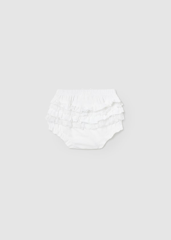 Mutandine con volant Better Cotton neonato