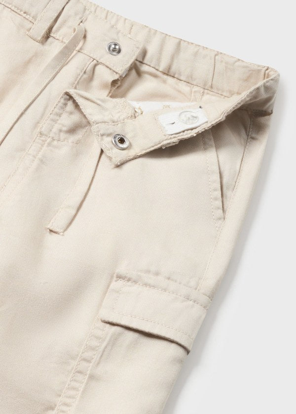 Pantalone chino cargo TENCEL™ Lyocell neonato