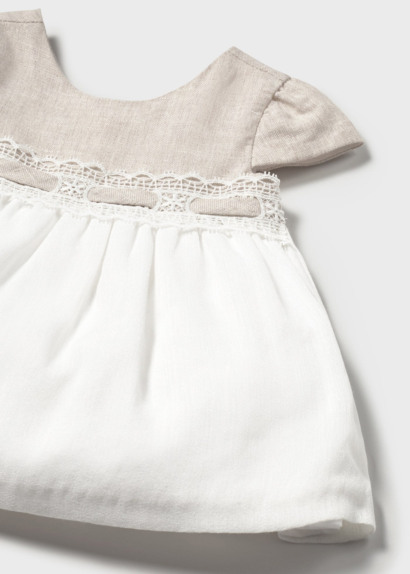 Vestito con copri pannolino cerimonia neonata