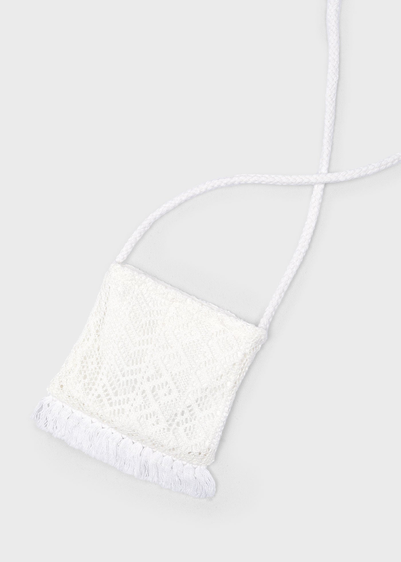 Vestito con borsa guipure bambina