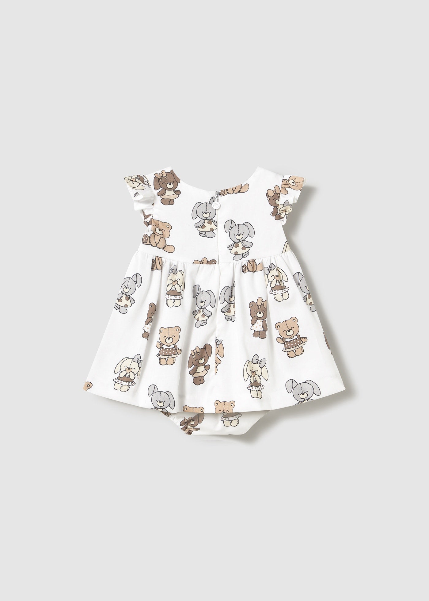 Vestito copri pannolino stampato neonata