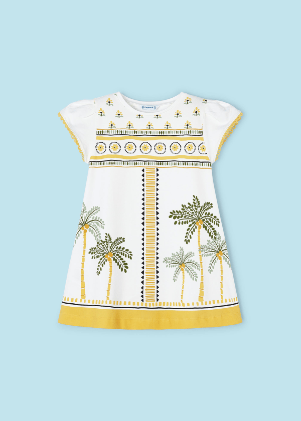 Vestito palme Better Cotton bambina