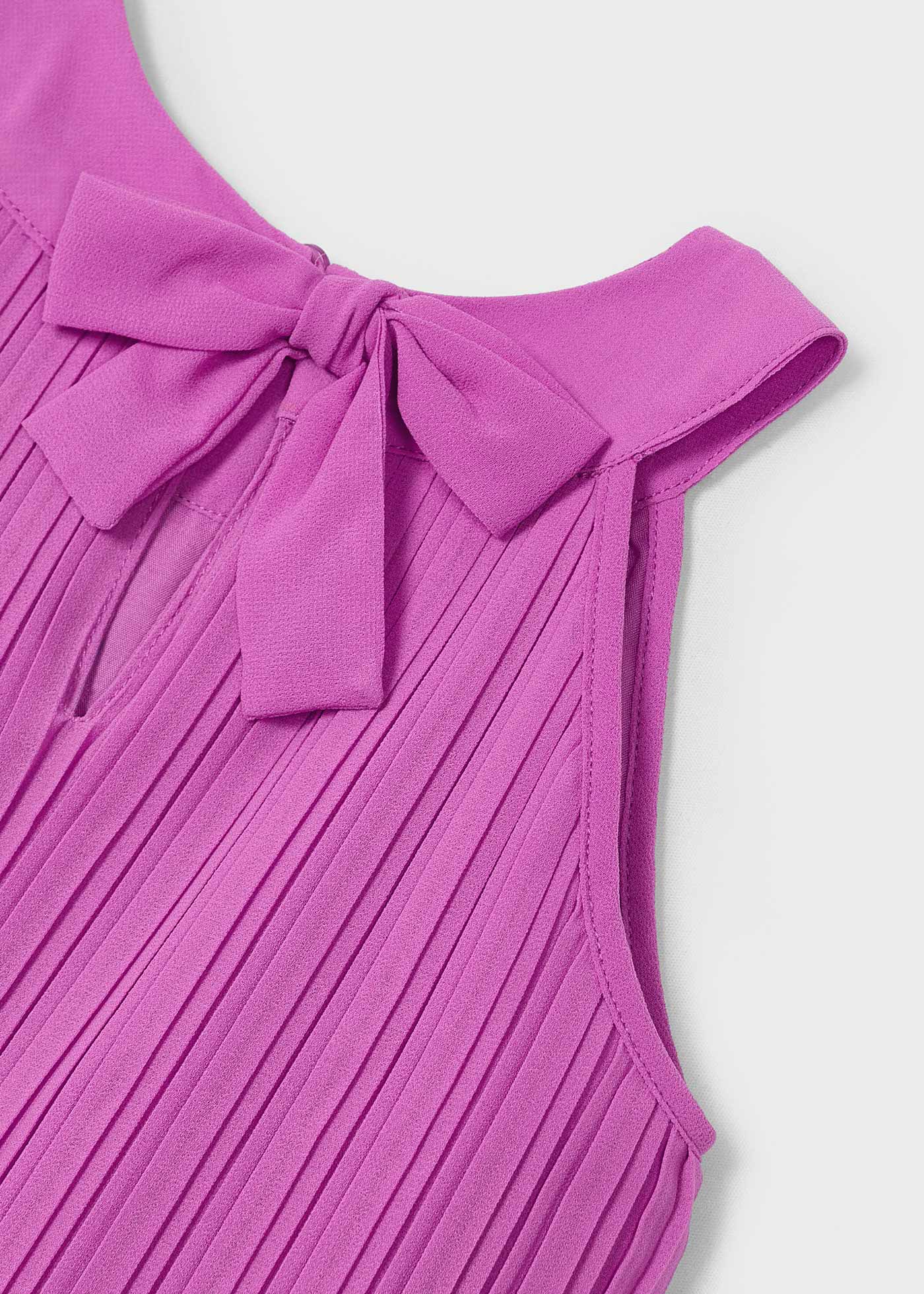 Vestito plissettato bambina