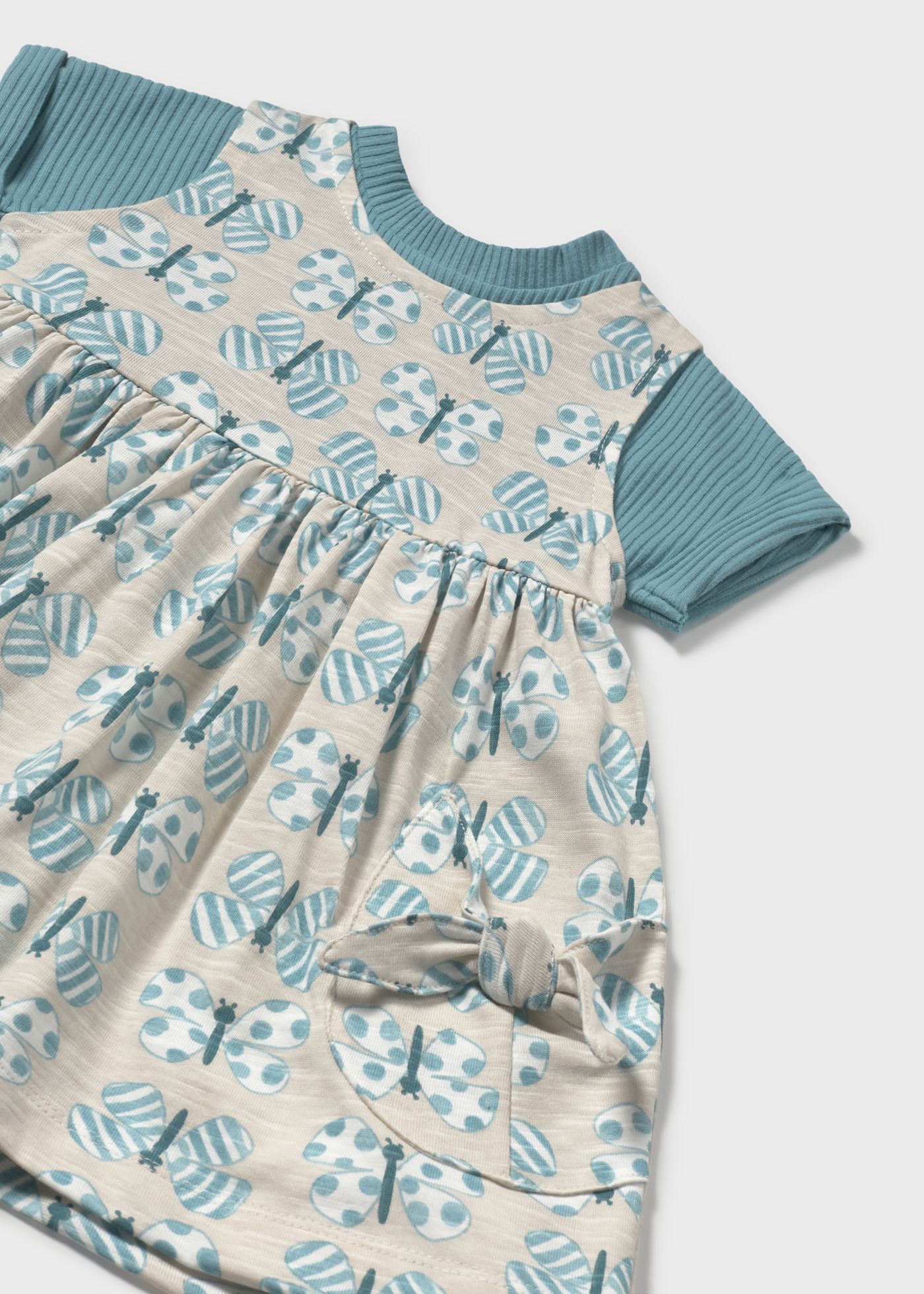 Vestito stampato con top bimba