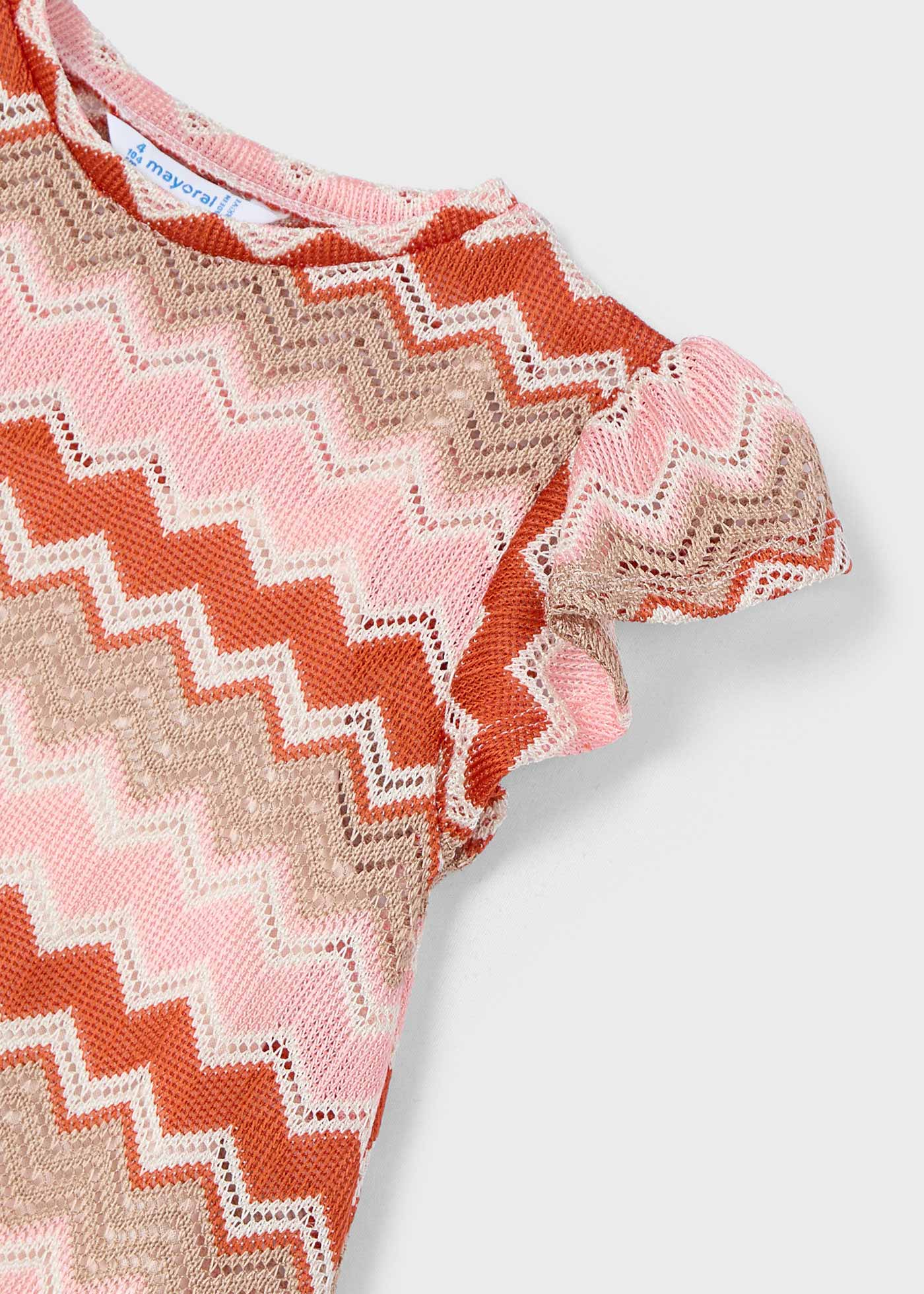 Vestito zigzag bambina