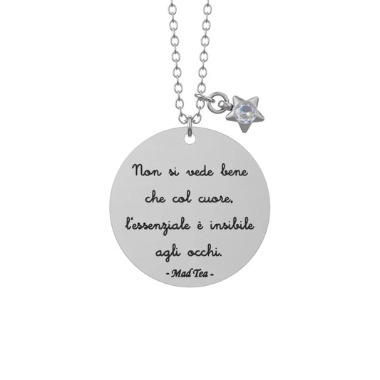 Collier Petit Prince « L'essentiel est invisible aux yeux »