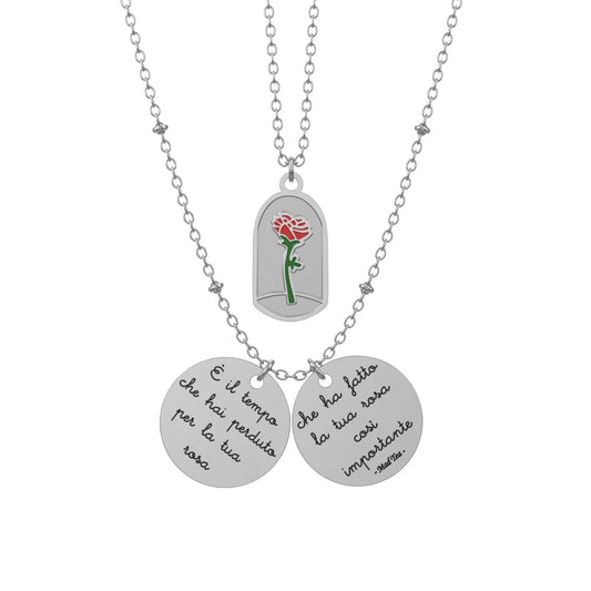 Collier "Rose du Petit Prince"