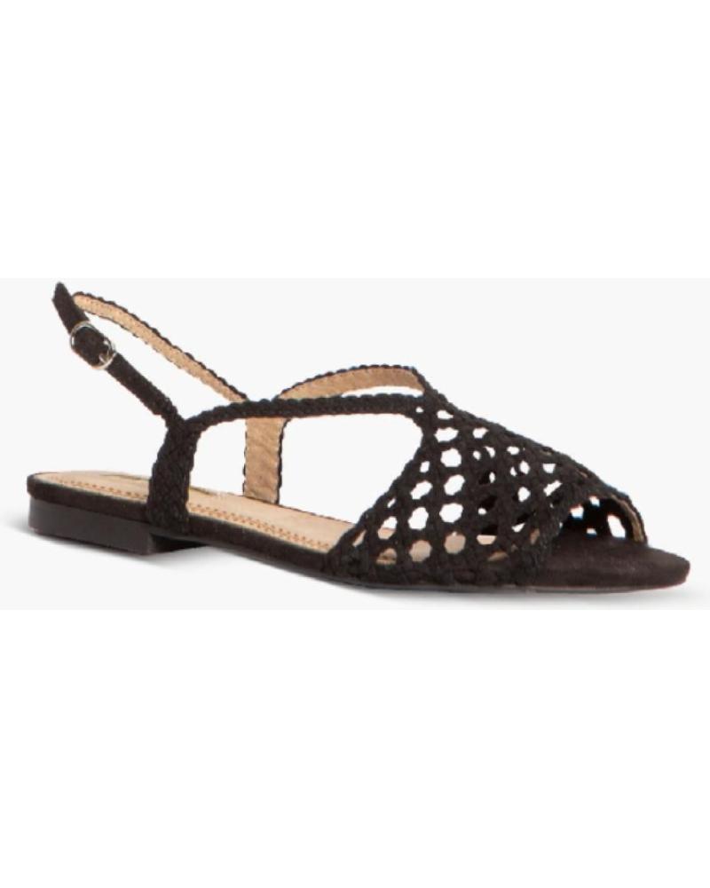 Sandaletto basso donna nero