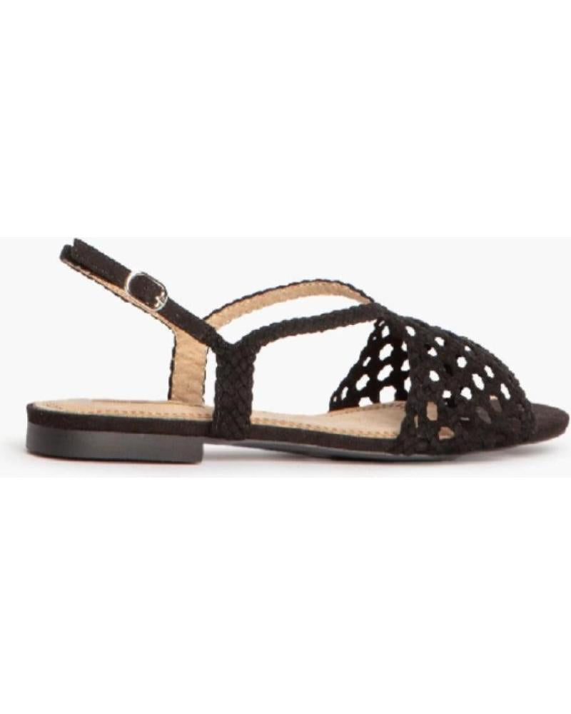 Sandaletto basso donna nero