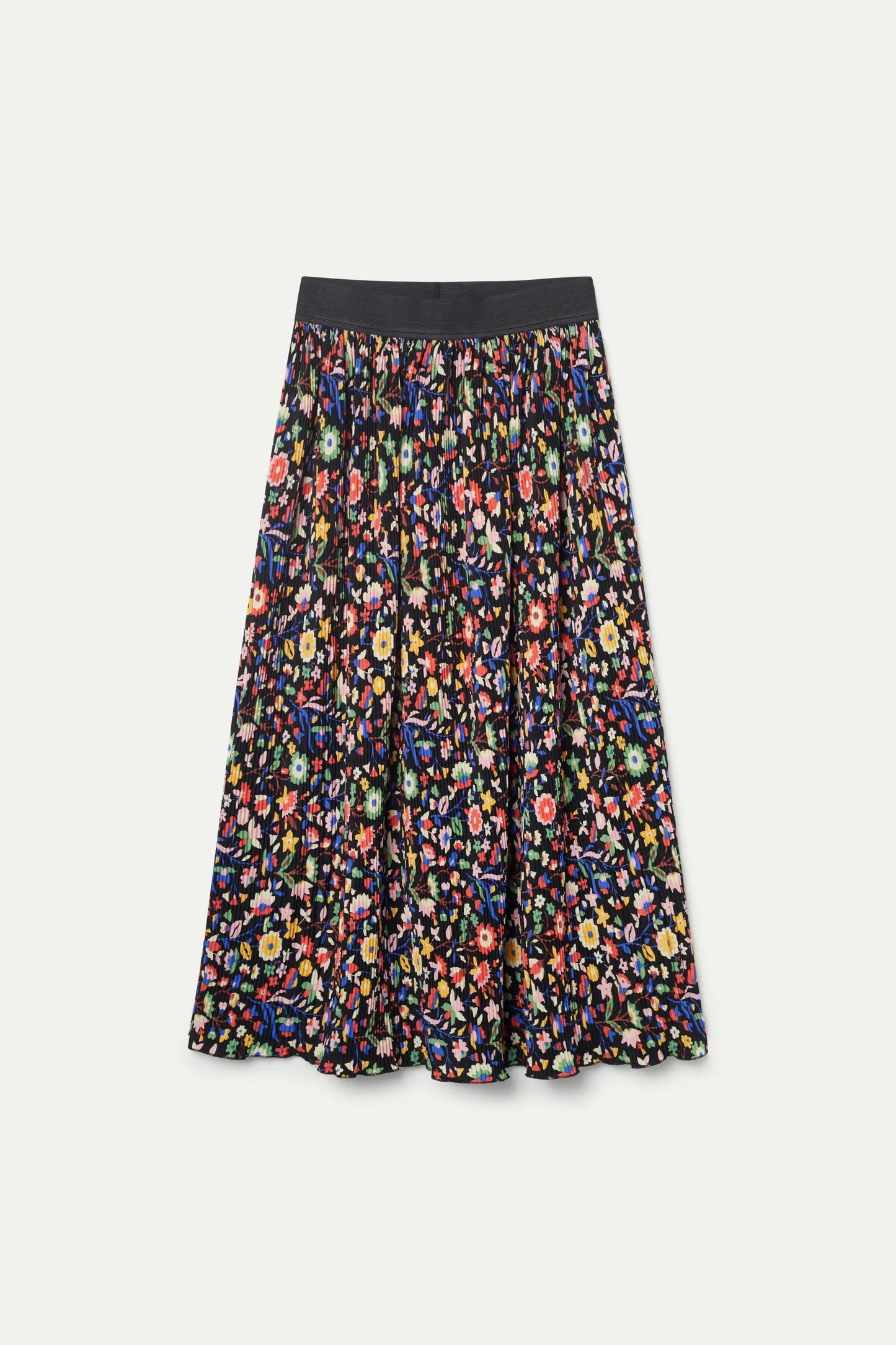 Gonna lunga con stampa floreale
