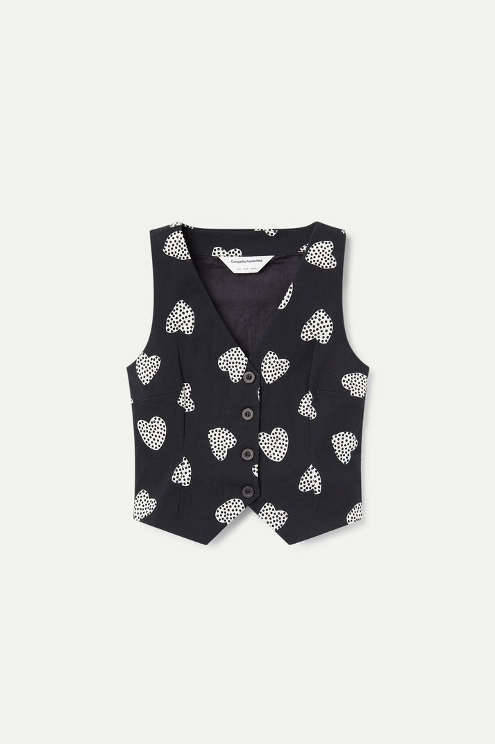 Gilet stampato Harmony Black