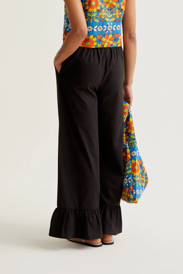 Pantaloni neri 100% cotone