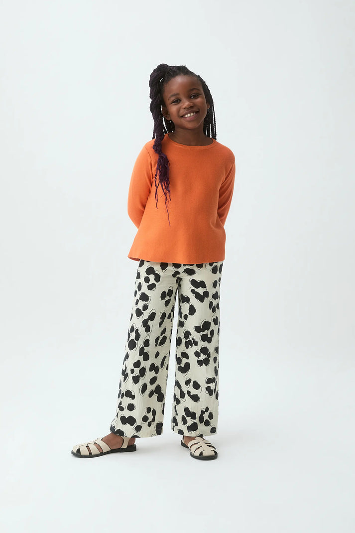 Pantaloni da bambina con stampa dalmata