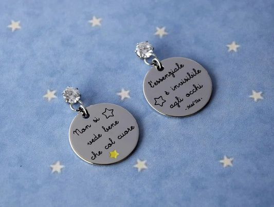 Les boucles d'oreilles l'Essentielle sont invisibles aux yeux