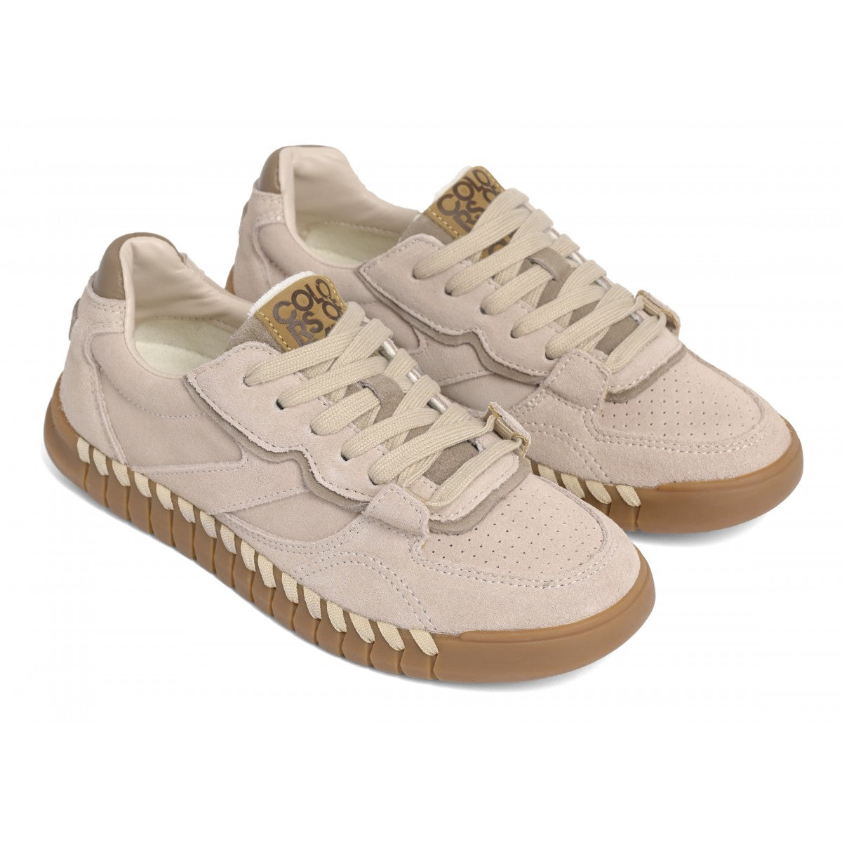 Sneaker in pelle scamosciata