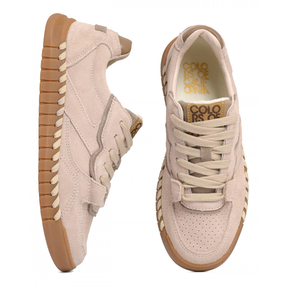 Sneaker in pelle scamosciata
