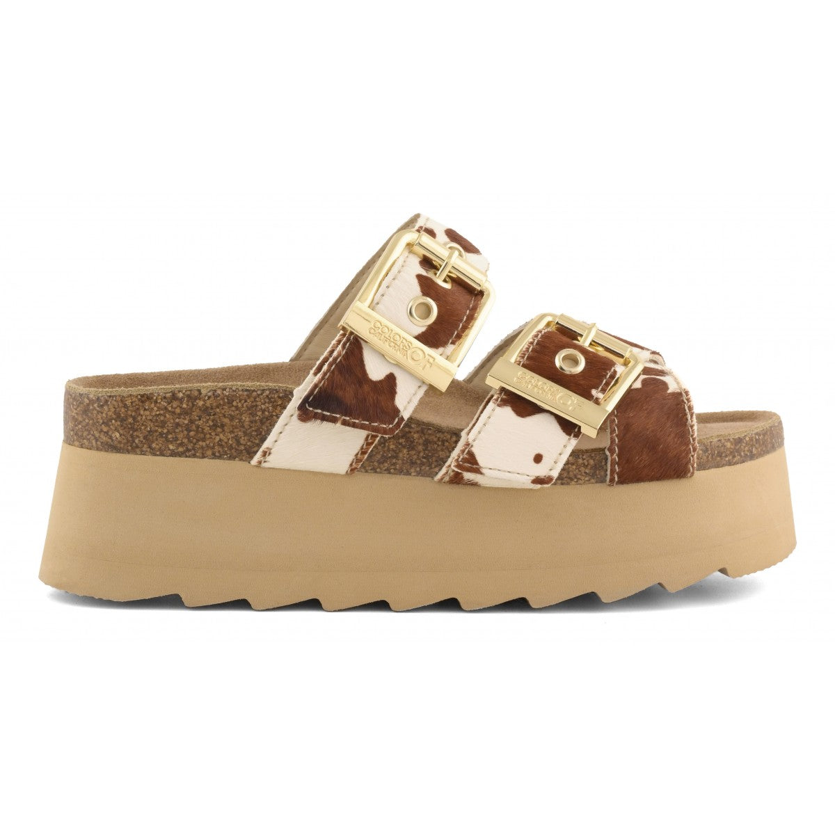 IRVI Platform in pelle animalier
