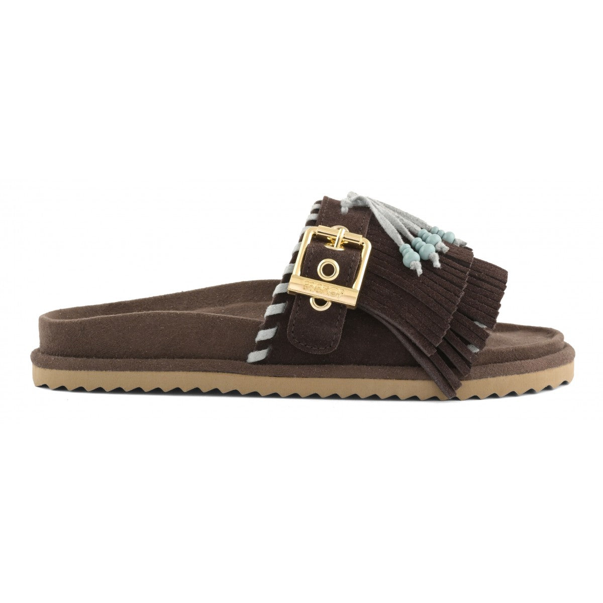 SLOFIW Sandalo in pelle scamosciata