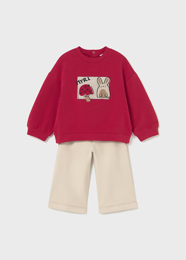 Completo pantalone e maglione bimba