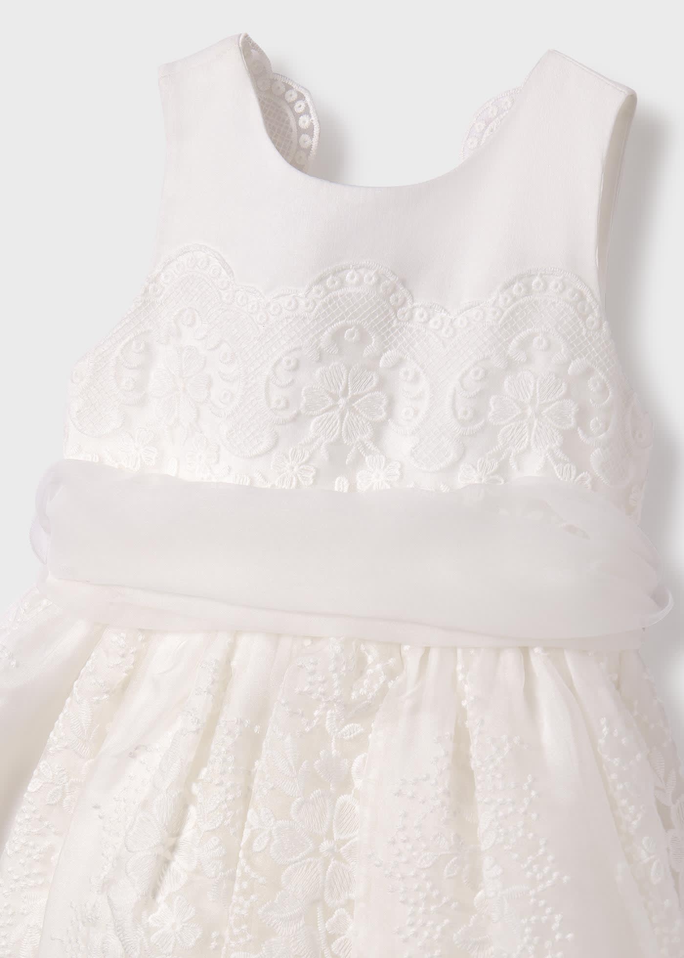 Abito Organza Ricamato Bambina