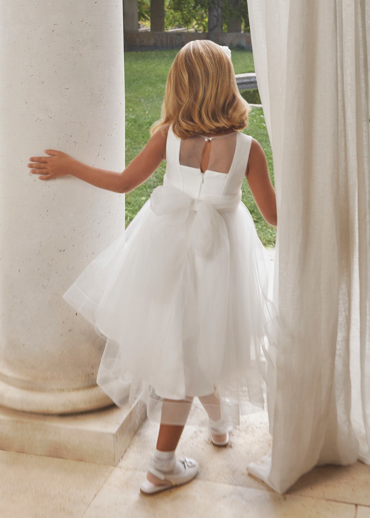 Abito Tulle Fantasia Glitter Bambina