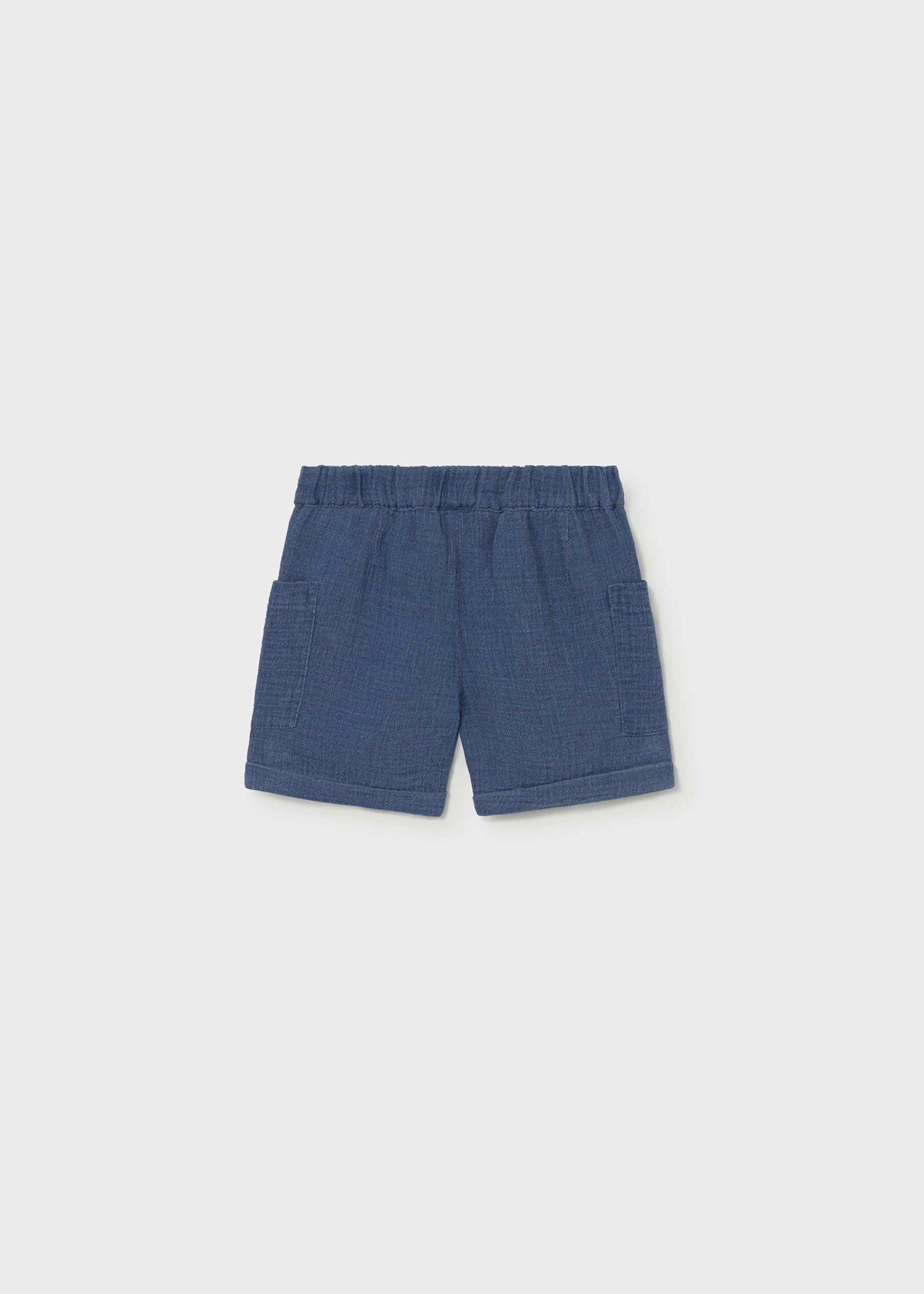 Bermuda bambula jeans neonato