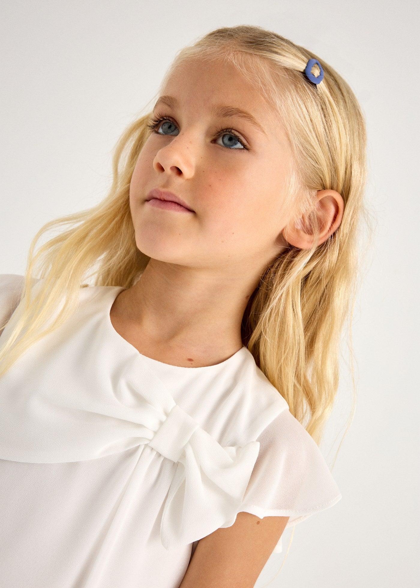 Blusa fiocco bambina