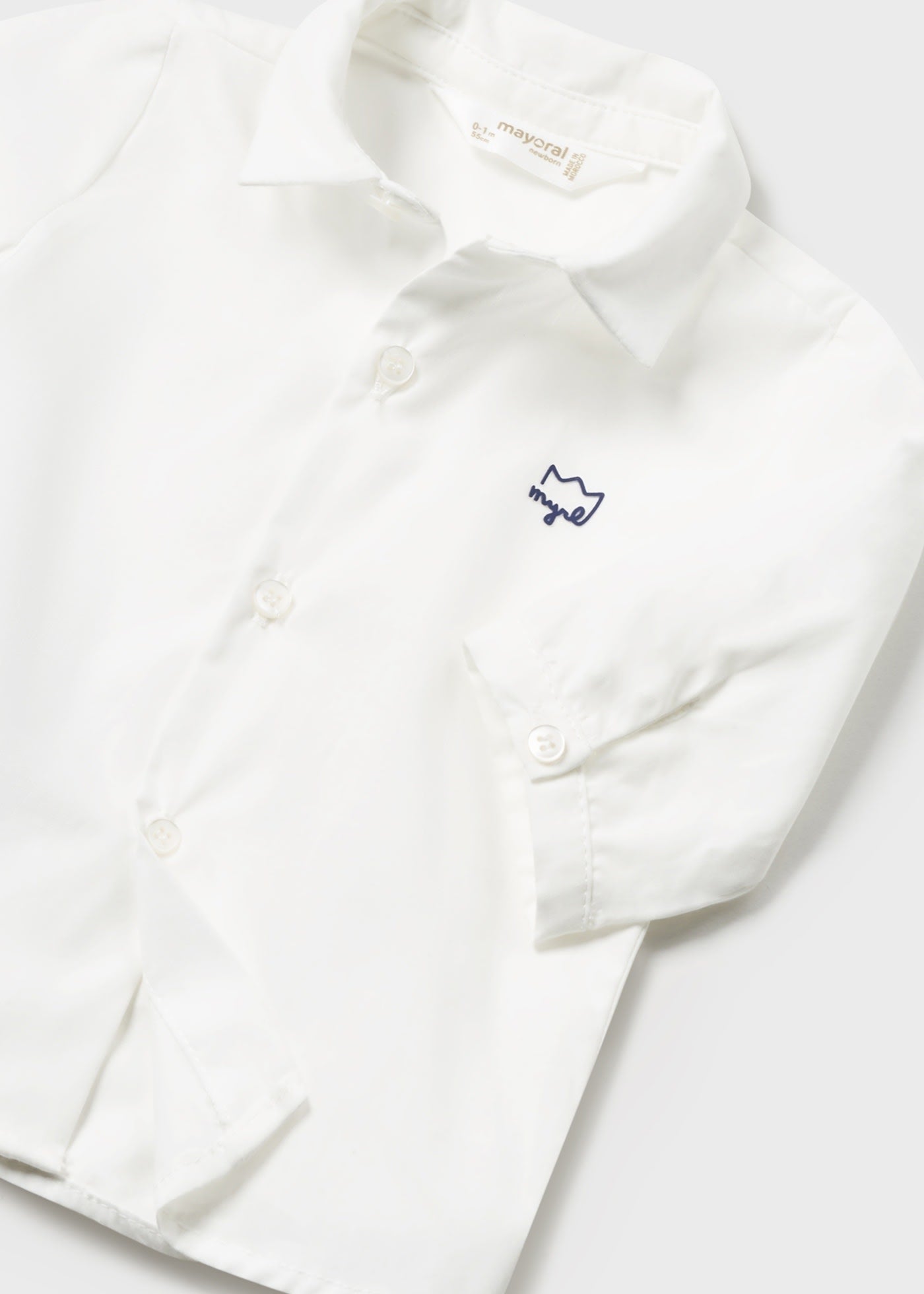 Camicia con papillon neonato
