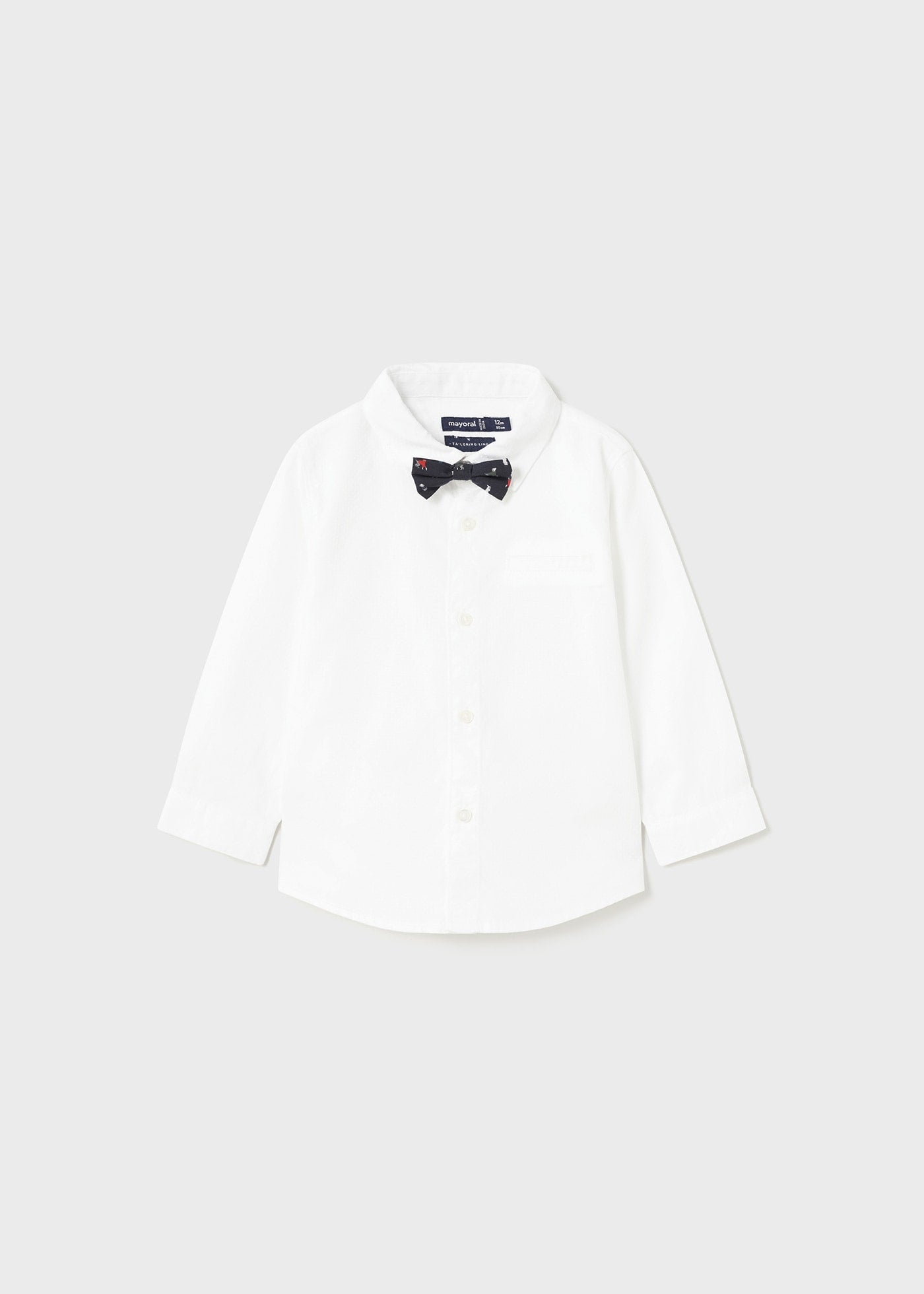 Camicia con papillon rimovibile Better Cotton bimbo