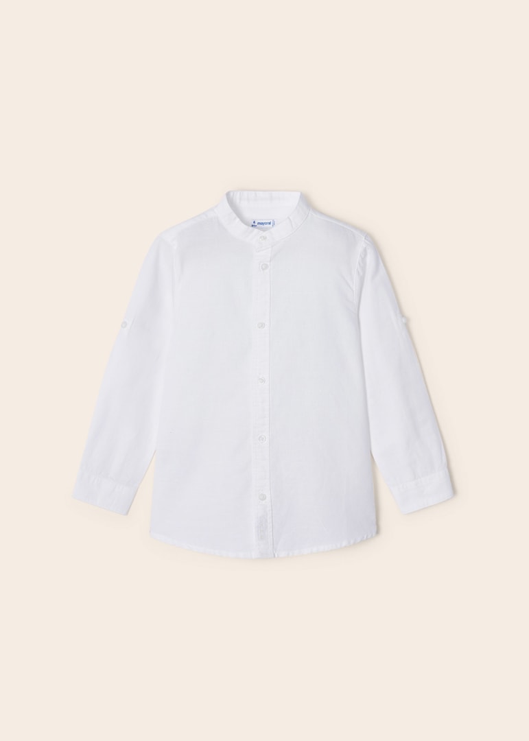 Chemise coréenne blanche pour enfant