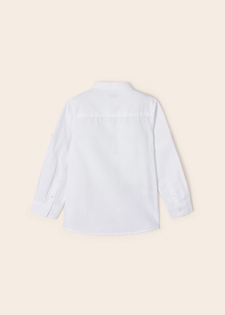 Chemise coréenne blanche pour enfant
