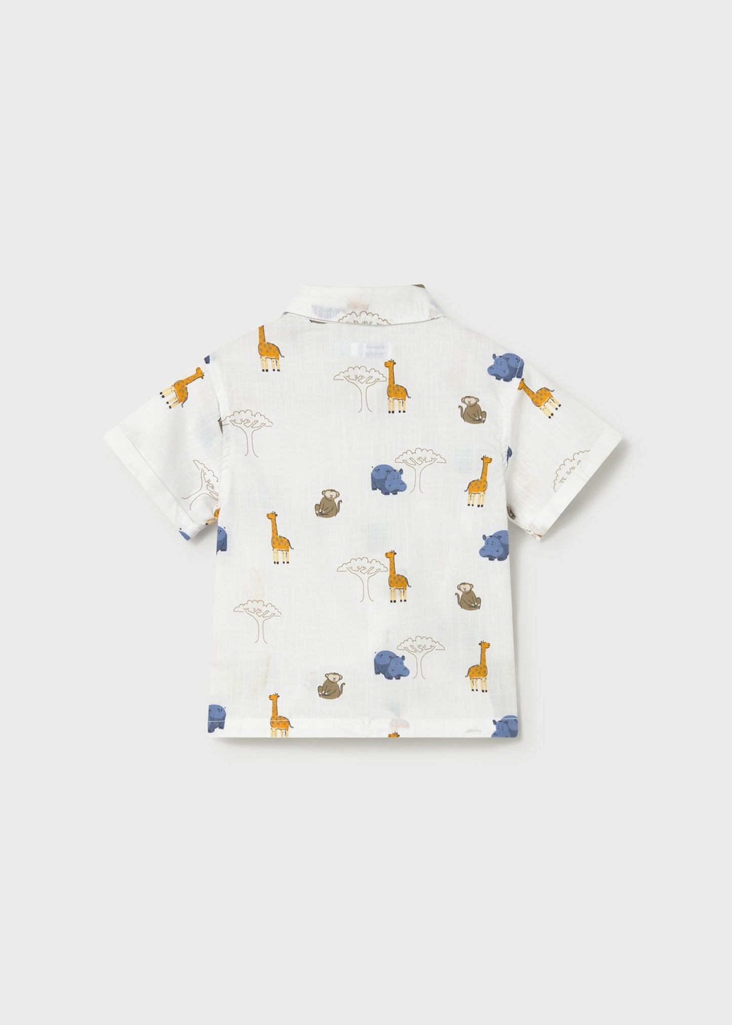 Camicia stampata animaletti neonato
